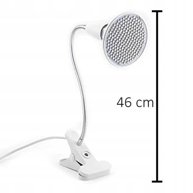 RETOO augalų auginimo lempa, 200 LED LED panelė su spaustuku, 20 W, E27, lanksti