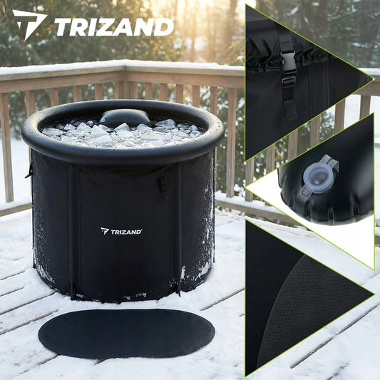 „Trizand“ ledinė vonia, 320 l, sulankstomas baseinas atsipalaidavimui