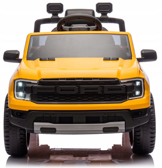 Vaikiškas akumuliatorinis automobilis Ford Raptor SUV elektromobilis su pulteliu ir LED žibintais