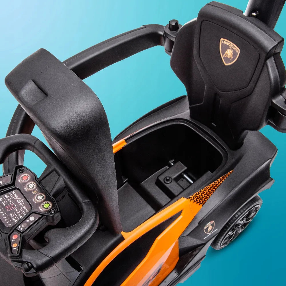 Vaikiškas stumdukas su daiktų skyreliu Lamborghini Essenza SCV12 Sun Baby