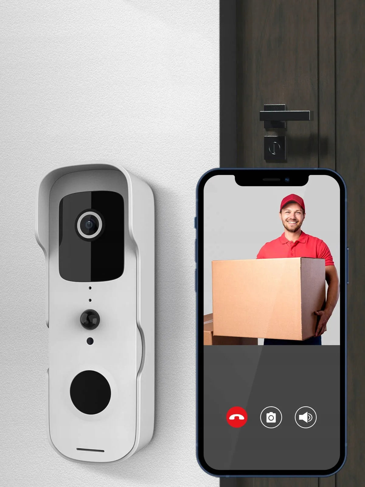 WIFI vaizdo domofonas, domofonas, FULL HD kamera, TUYA SMART