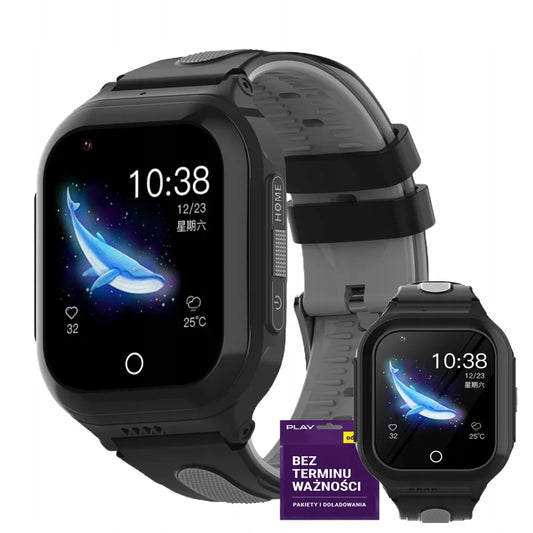WonderWatch CUI KT24 išmanusis laikrodis vaikams su GPS, 4G ir Wi-Fi, įvairiaspalvis