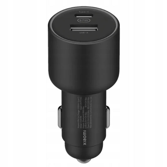 Xiaomi 67W automobilinis įkroviklis USB-A + Type-C