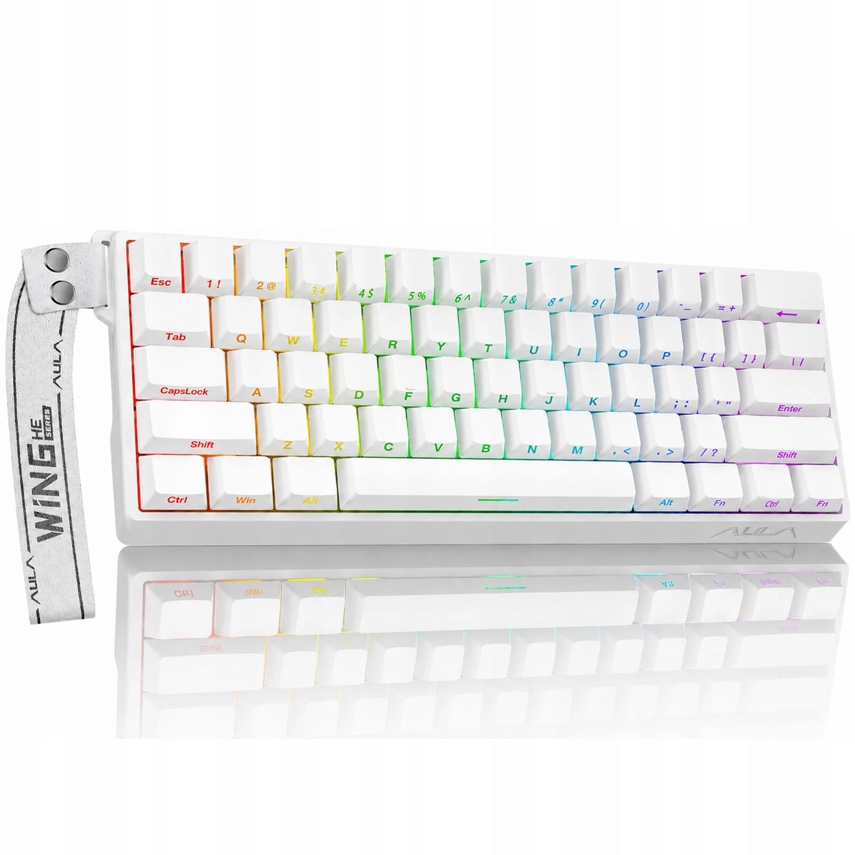 Žaidimų klaviatūra AULA WIN60 HE Magnetic, 60 %, 8000 Hz, laidinė, „Hot-swap“, RGB