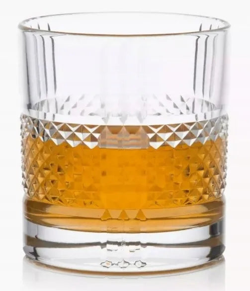 Žemos viskio taurės LUXITO Apollo, 300 ml, 6 vnt.