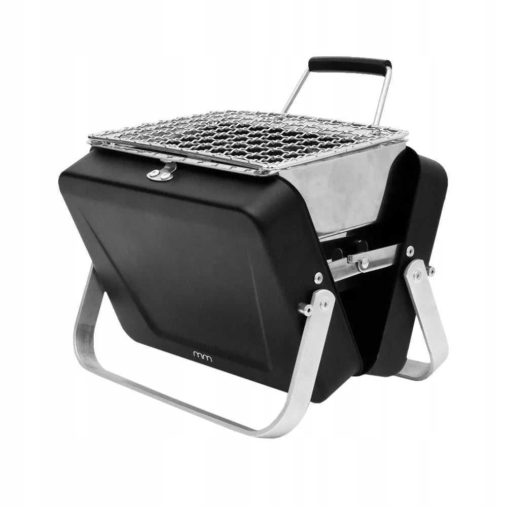 MAŁY GRILL OGRODOWY TURYSTYCZNY PRZENOŚNY WĘGLOWY KEMPINGOWY + LAGAMINAS