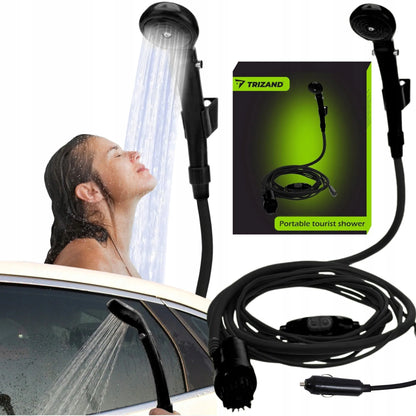 12V kempinginis dušas, nešiojamas elektrinis siurblys automobiliui