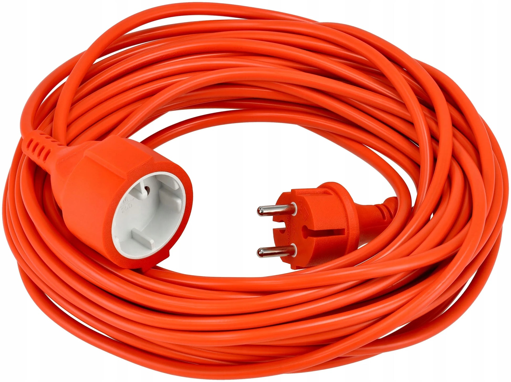 15 m sodo ilgintuvas vejapjovei, statybinis, 230V 2x1mm2 10A 2300W