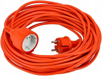 15 m sodo ilgintuvas vejapjovei, statybinis, 230V 2x1mm2 10A 2300W