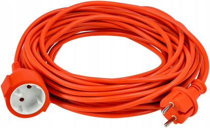 15 m sodo ilgintuvas vejapjovei, statybinis, 230V 2x1mm2 10A 2300W