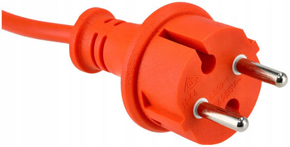 15 m sodo ilgintuvas vejapjovei, statybinis, 230V 2x1mm2 10A 2300W