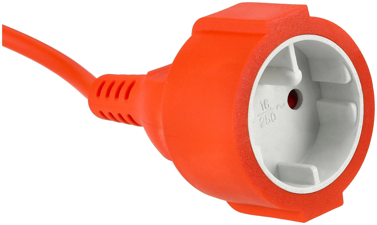 15 m sodo ilgintuvas vejapjovei, statybinis, 230V 2x1mm2 10A 2300W