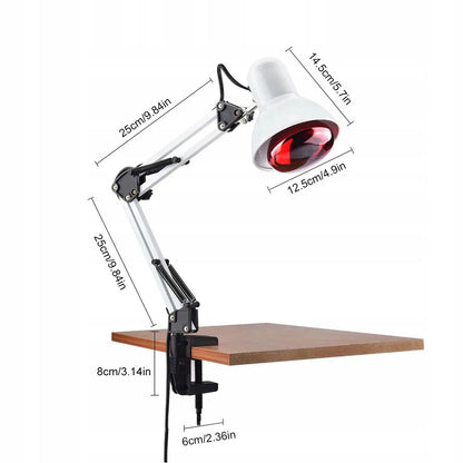 150W infraraudonųjų spindulių gydomoji lempa 220V