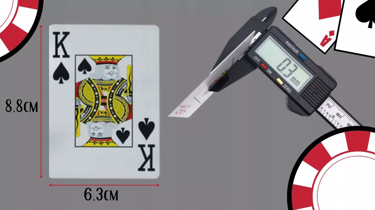 2 klasikinės vandeniui atsparios plastikines pokerio kortos