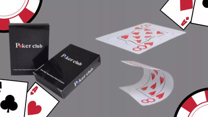2 klasikinės vandeniui atsparios plastikines pokerio kortos