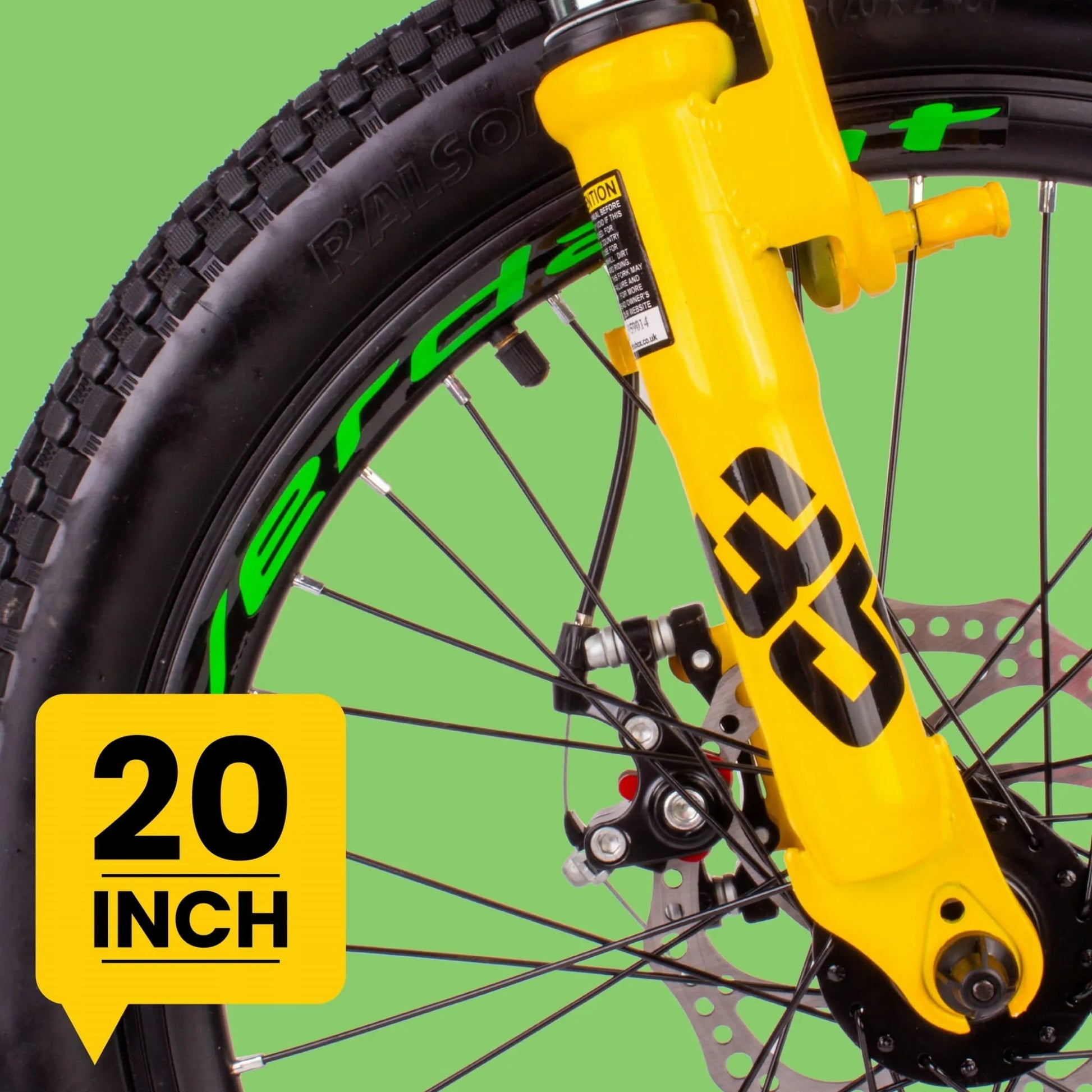 20 colių vaikiškas MTB dviratis, skirtas berniukams ir mergaitėms, Sun Baby Calix, 6 pavaros, baltas