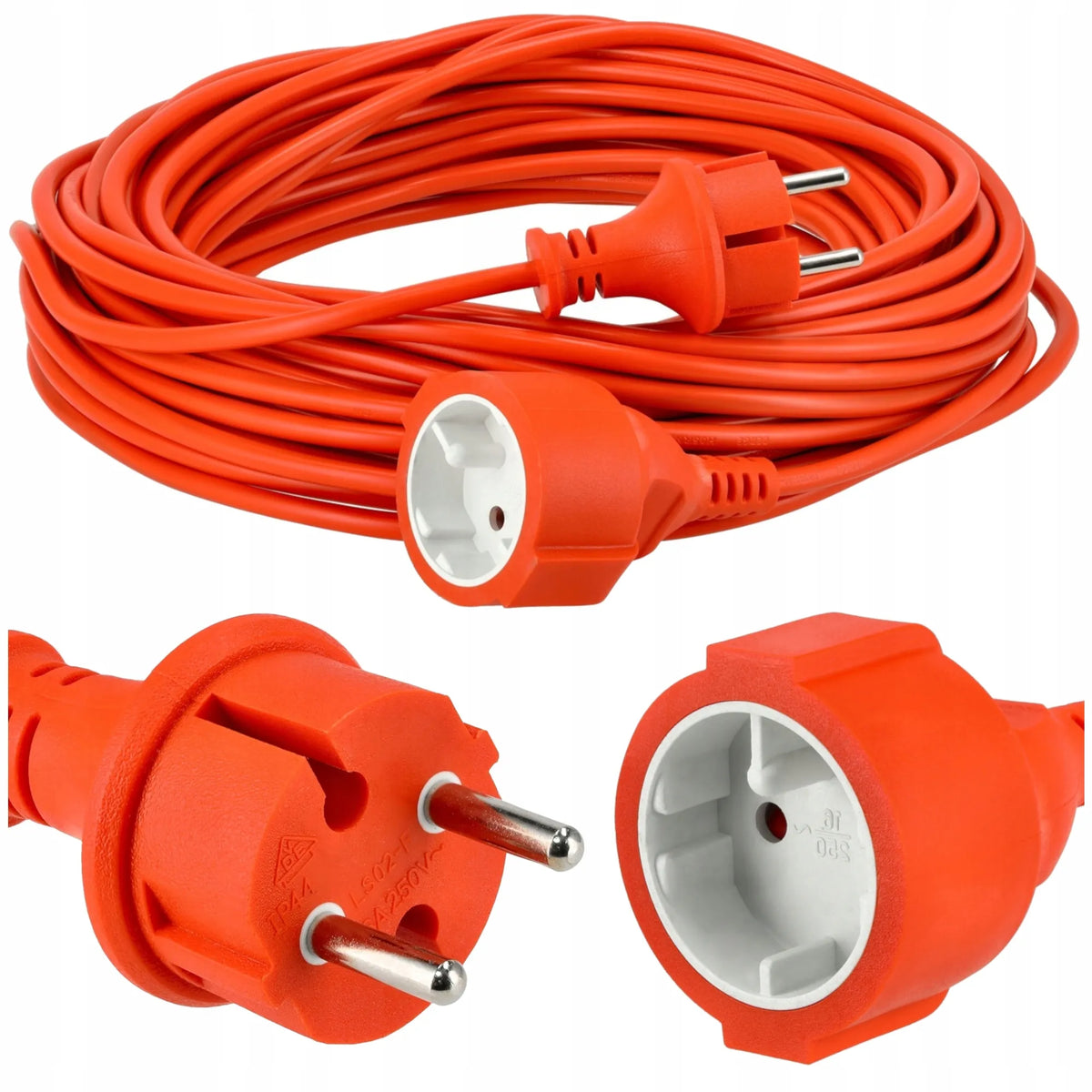 20 m sodo ilgintuvas „Berge“ vejapjovei 230V 2x1mm2 10A 2300W