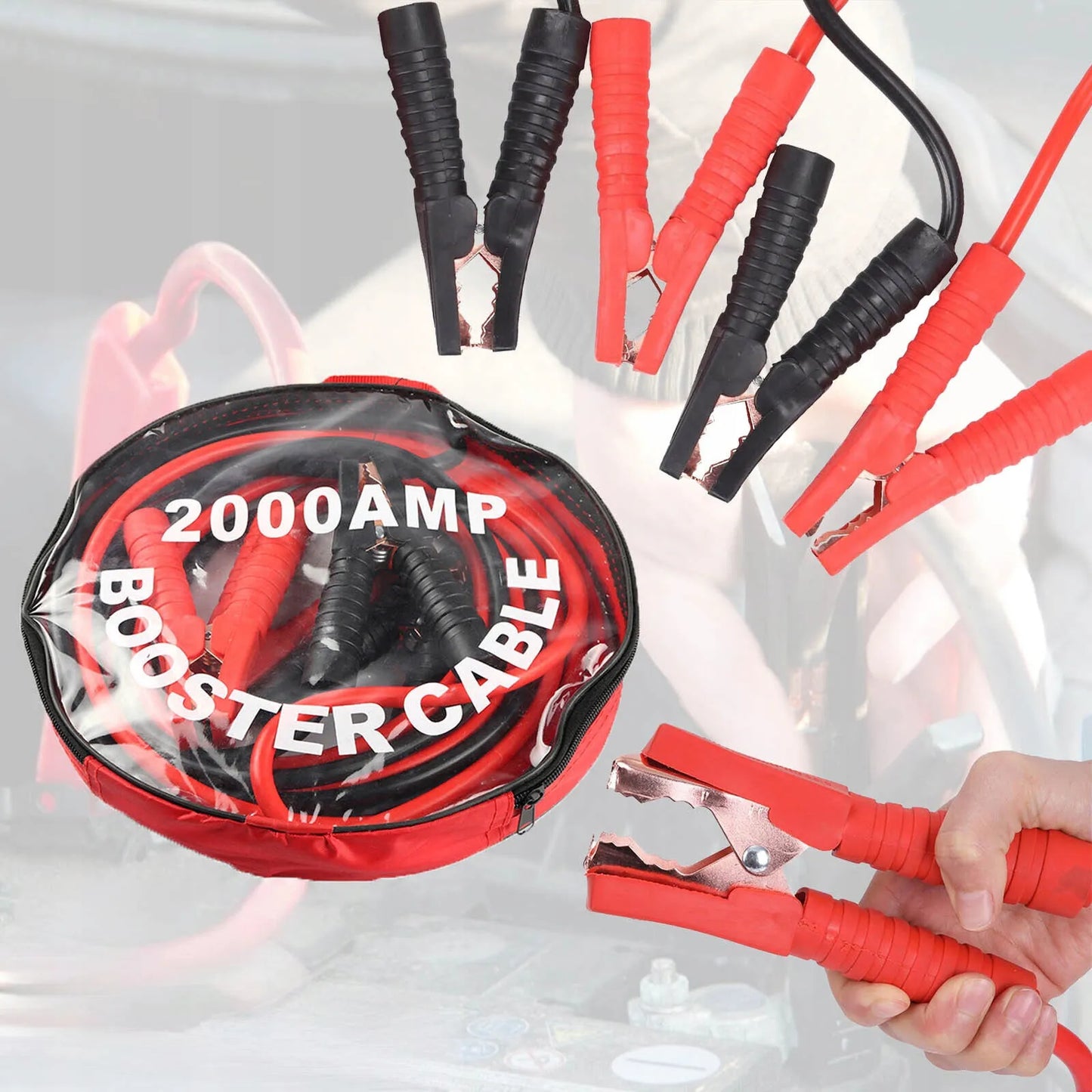 2000A galingi užvedimo laidai 4m