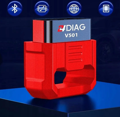 24DIAG V501 ELM327 BLUETOOTH 5.0 OBD2 DIAGNOSTIKOS SĄSAJA iOS ANDROID