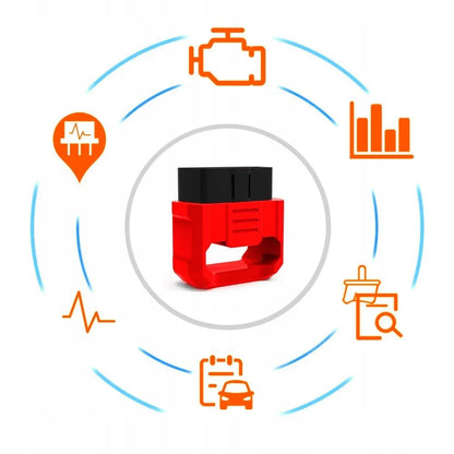 24DIAG V501 ELM327 BLUETOOTH 5.0 OBD2 DIAGNOSTIKOS SĄSAJA iOS ANDROID