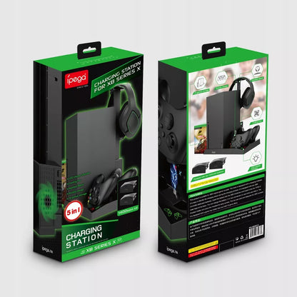 iPega aušinimo stotelė Xbox Series X su dviem valdikliais