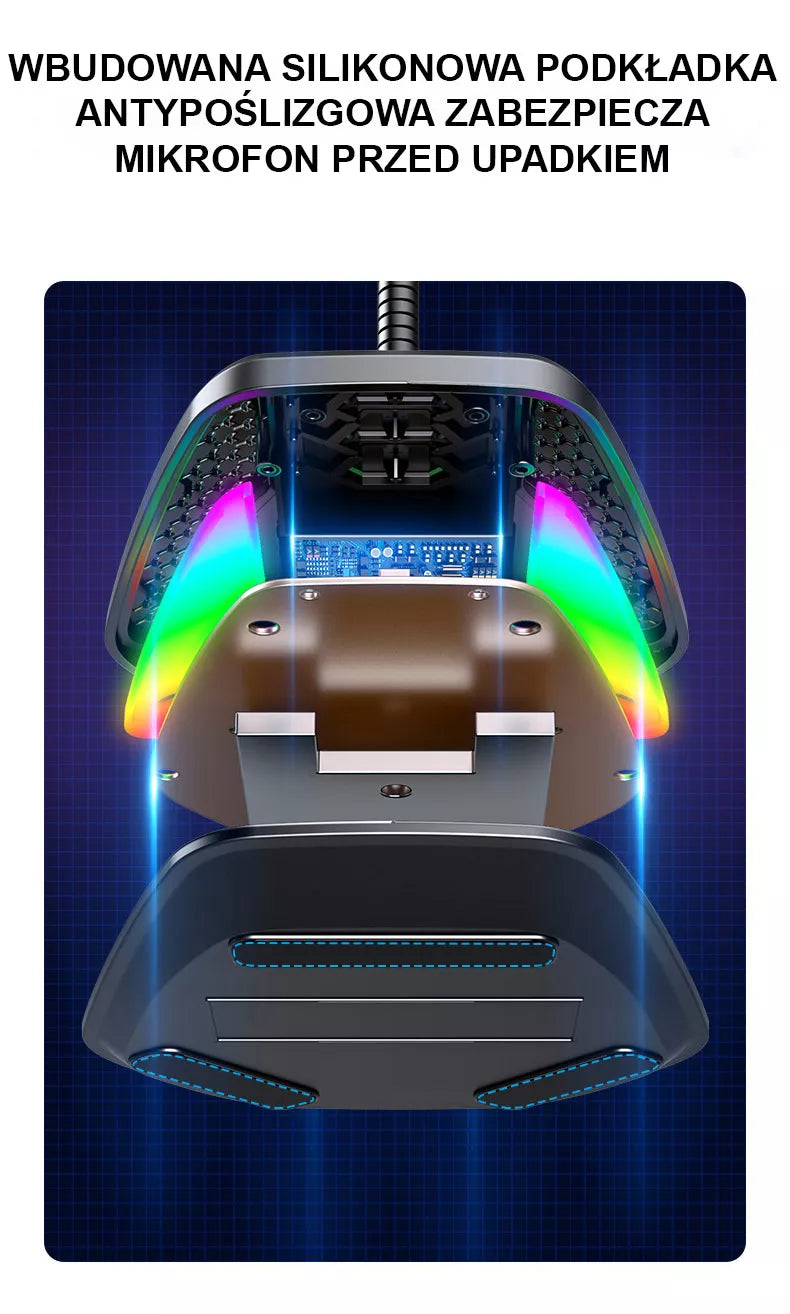 LED RGB mikrofonas žaidimams – PC ir nešiojamiesiems kompiuteriams