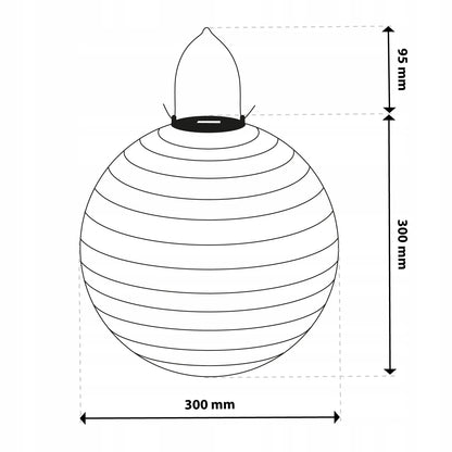 2x pakabinama LED saulės energija veikianti sodo lempa origami žibintas baltas 30 cm