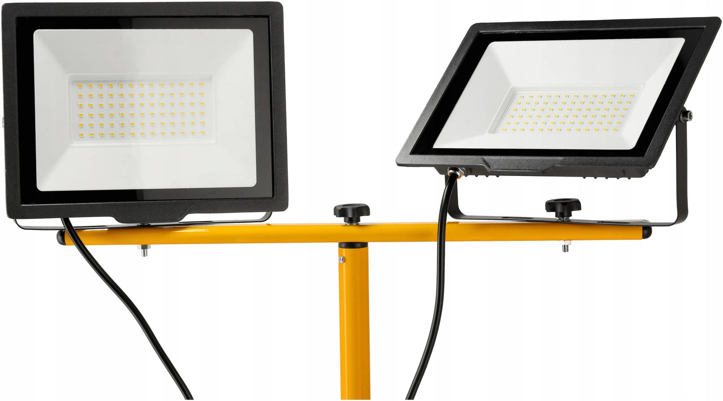2x100W LED prožektorius su 230V statyvu 200W IP65