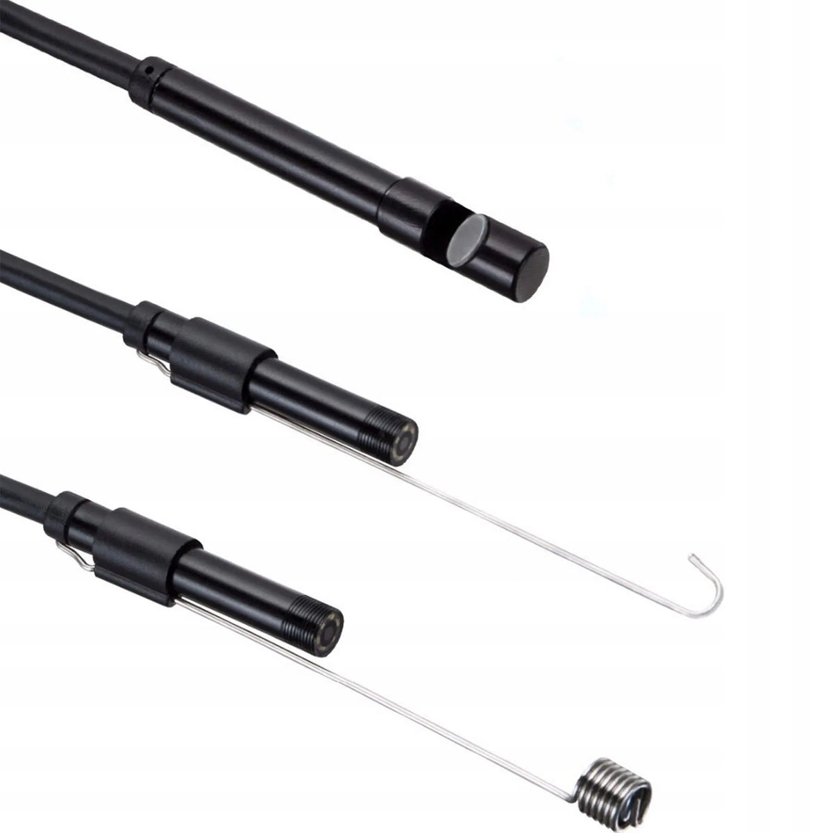 3 viename HD endoskopinė inspekcinė kamera „Android“ telefonui, USB-C, IP67, 1 m, LED