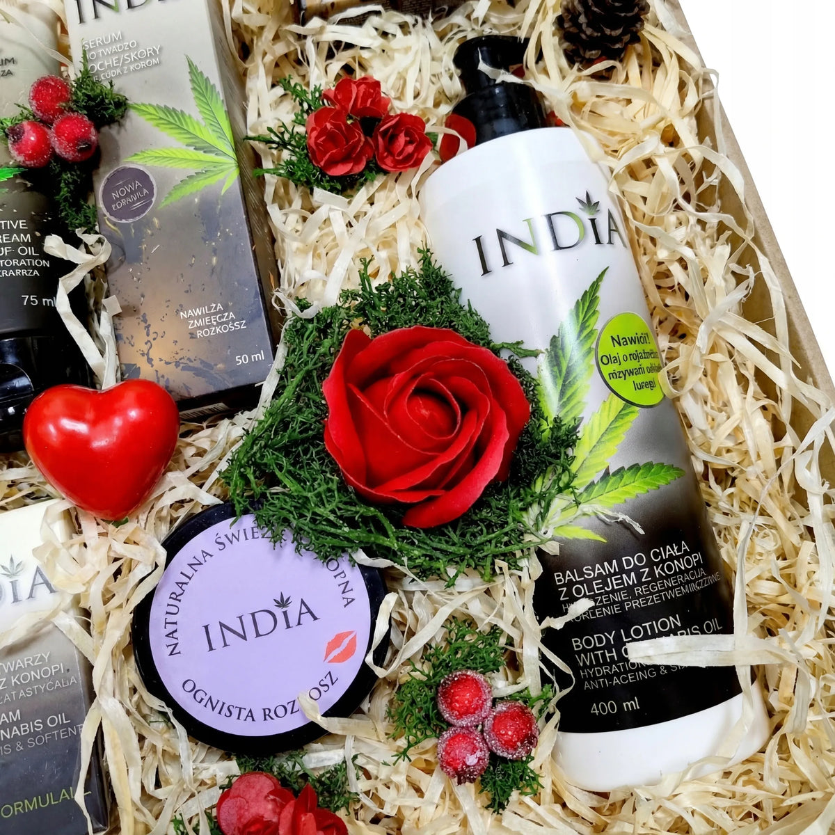 India kosmetikos rinkinys moterims, namų SPA, paruošta dovana jai