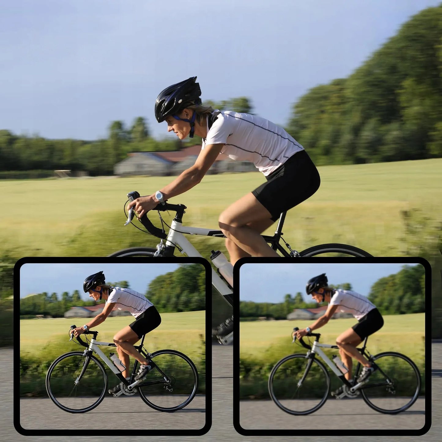 360° sportinė kamera povandeninė 1080P veiksmo kamera plataus kampo 120°