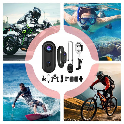 360° sportinė kamera povandeninė 1080P veiksmo kamera plataus kampo 120°
