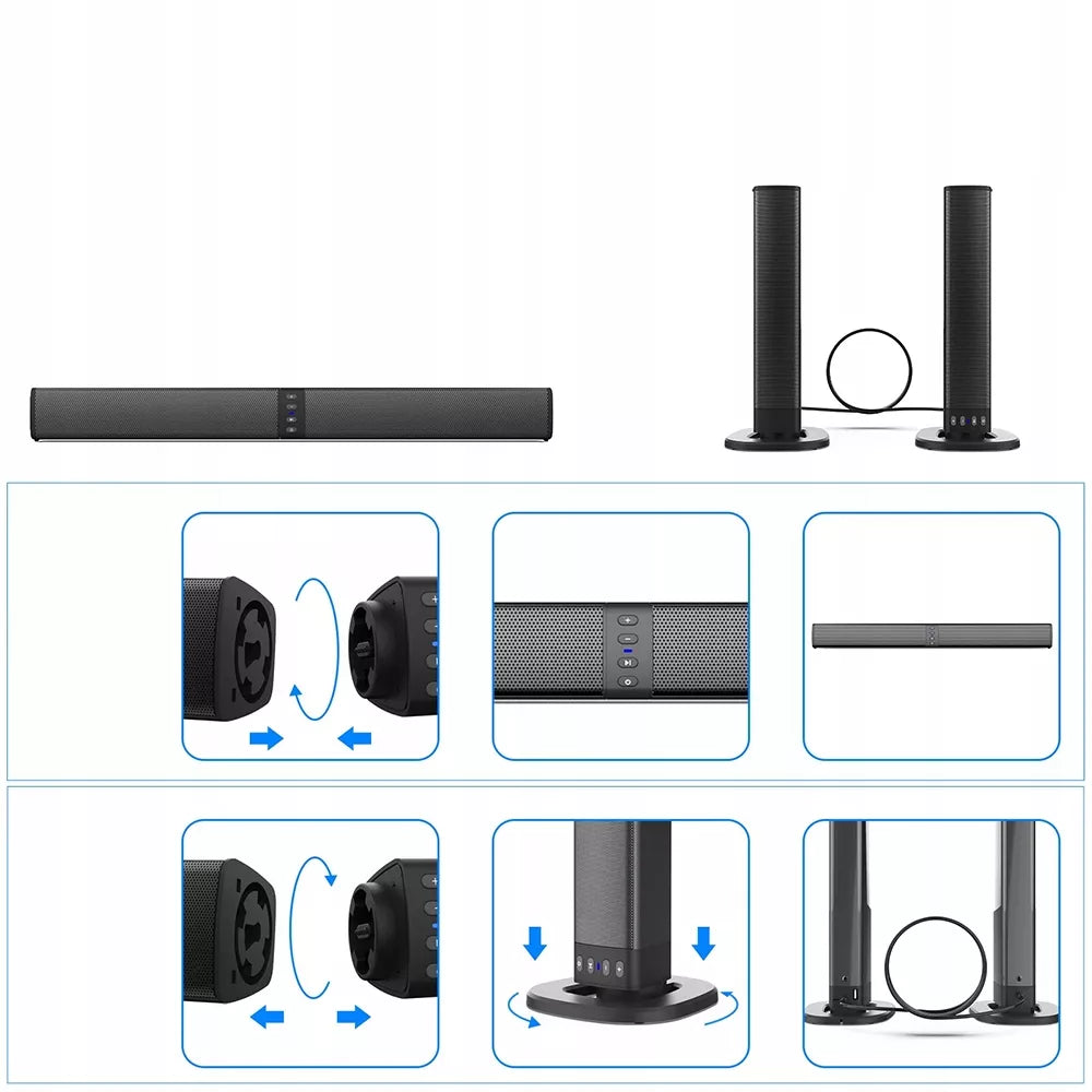 Galingos Bluetooth kolonėlės – su USB, namų kinas