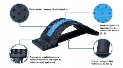 Nugaros tempimo priemonė, masažuoklis su magnetais