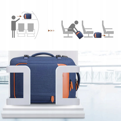 40L kelioninė kuprinė su 17" laptopo skyriumi (mėlyna)