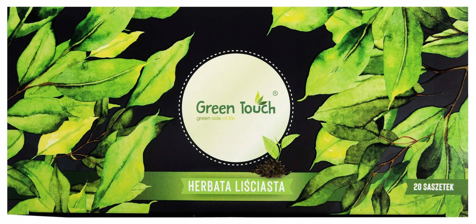 Arbatų rinkinys 20 pakelių Green Touch lapinės