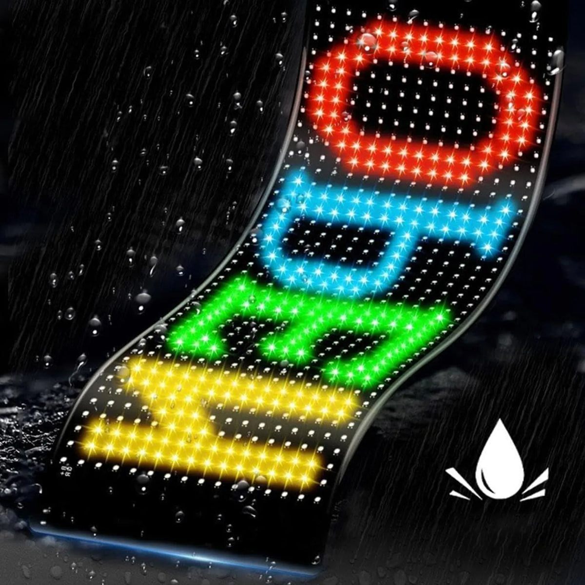 Automobilinė LED juosta velnio akys sunkvežimiui TIR su dėklu