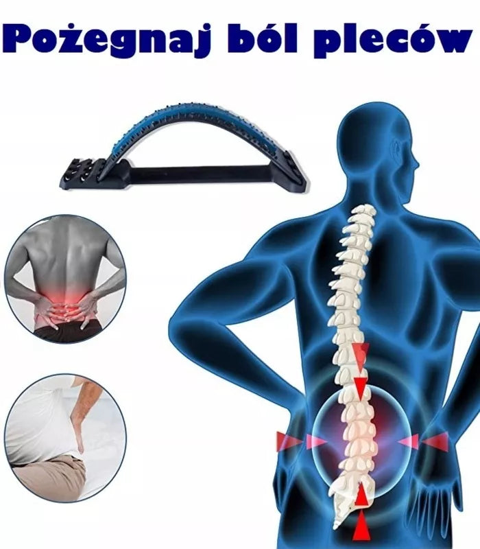 Nugaros tempimo priemonė, masažuoklis su magnetais
