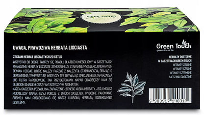 Arbatų rinkinys 20 pakelių Green Touch lapinės