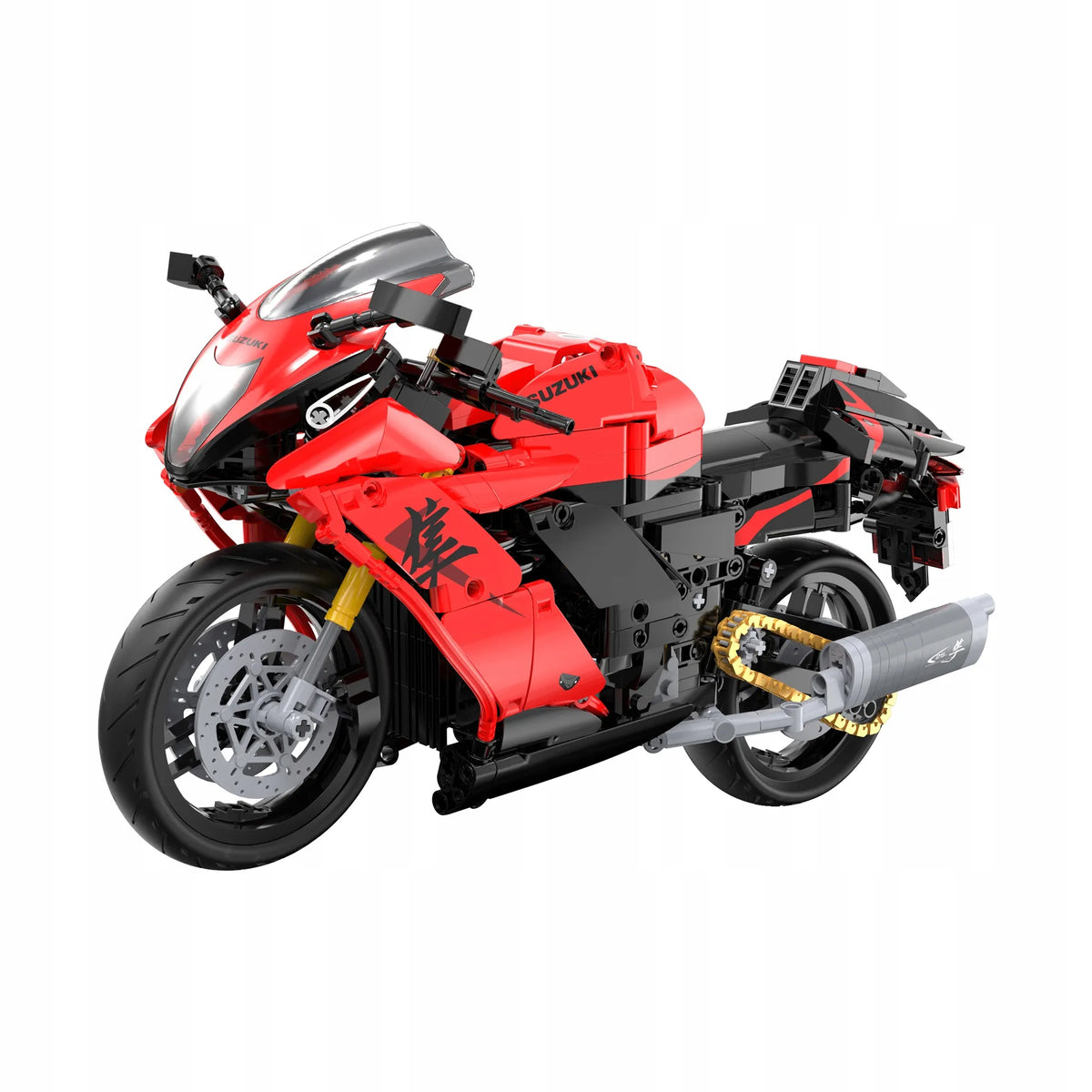 CaDA konstravimo rinkinys Suzuki Hayabusa 1:6 motociklas, 1043 detalės