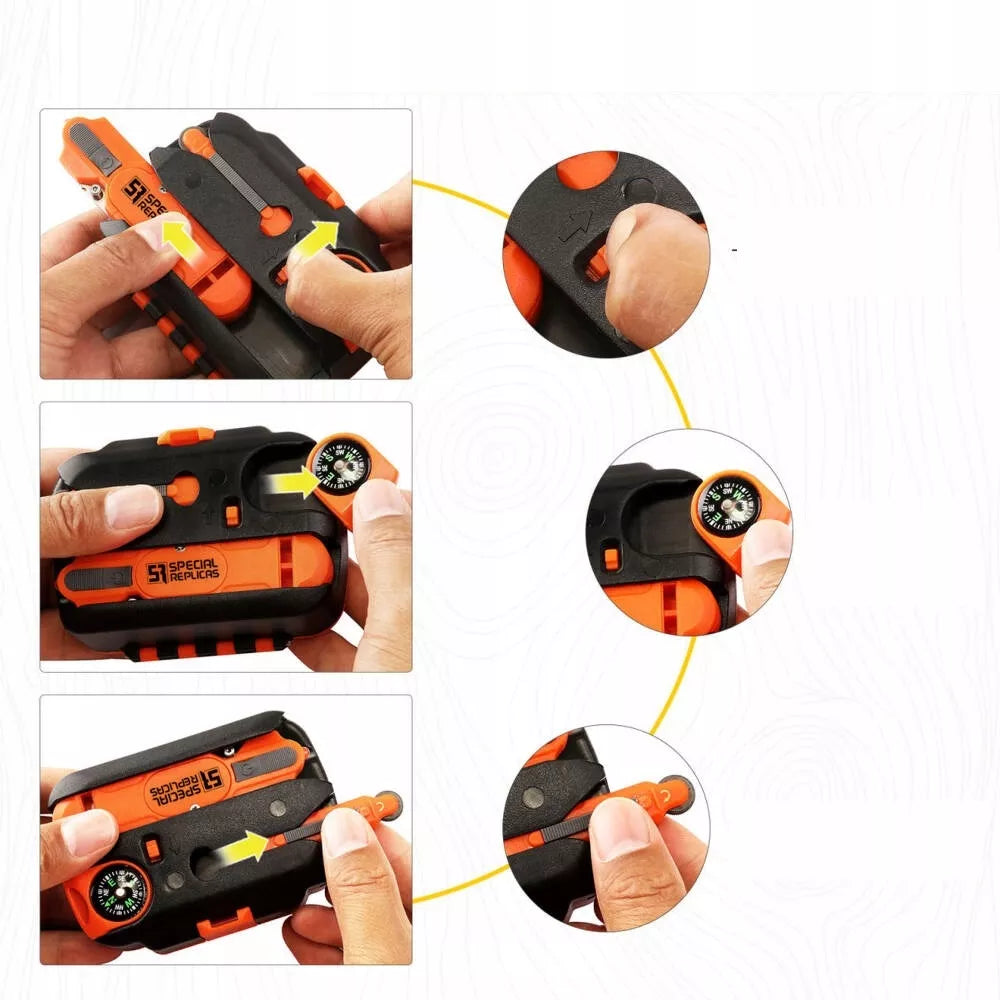 Išlikimo rinkinys Multitool Survival 27in1
