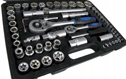 108 elementų raktų komplektas su Torx ir tarpikliais
