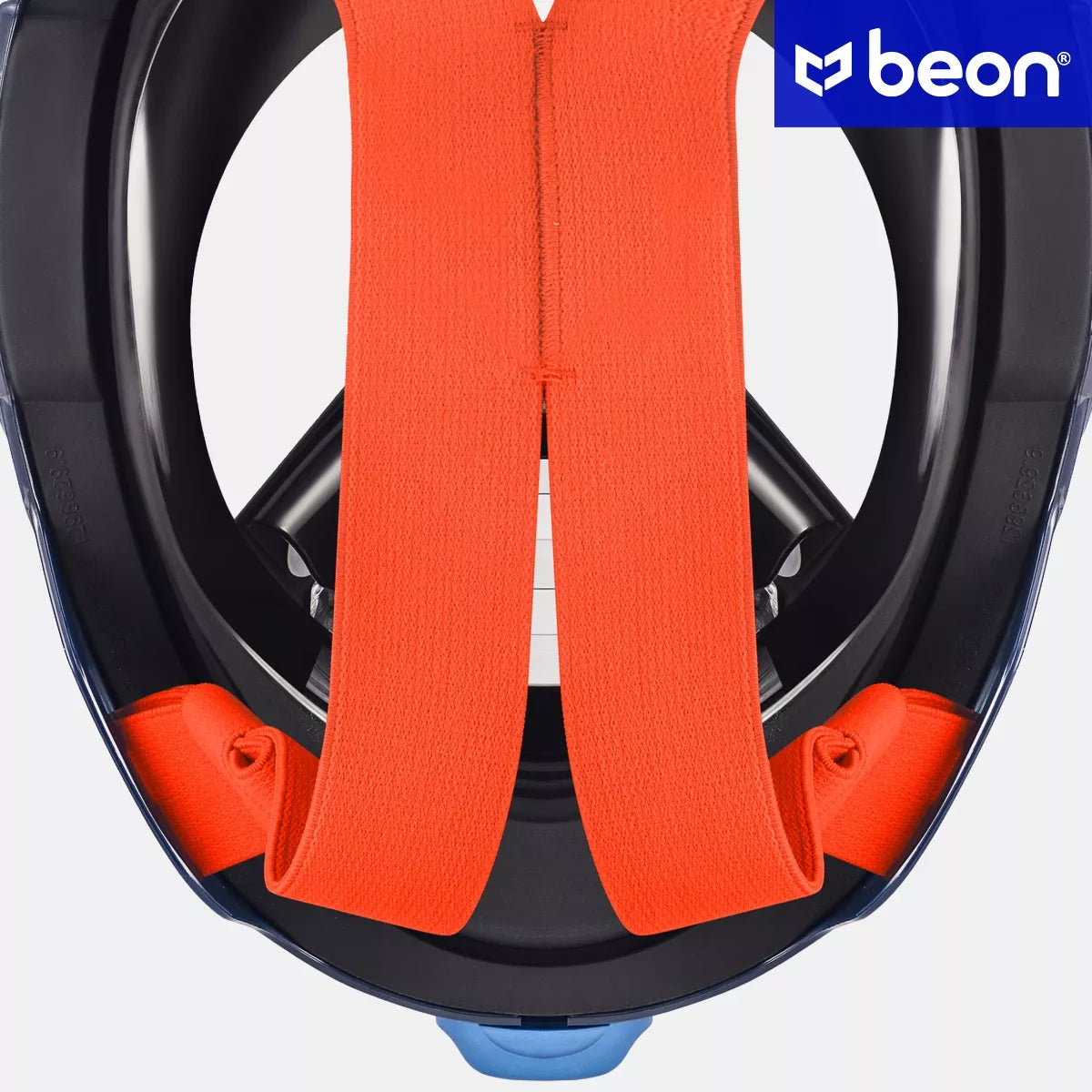 Beon Pro G2 pilno veido nardymo kaukė snorkelinimui L/XL - mėlyna
