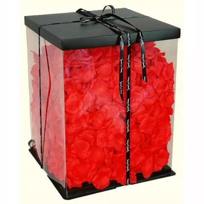 Rožinis meškutis 40 cm + dėžutė
