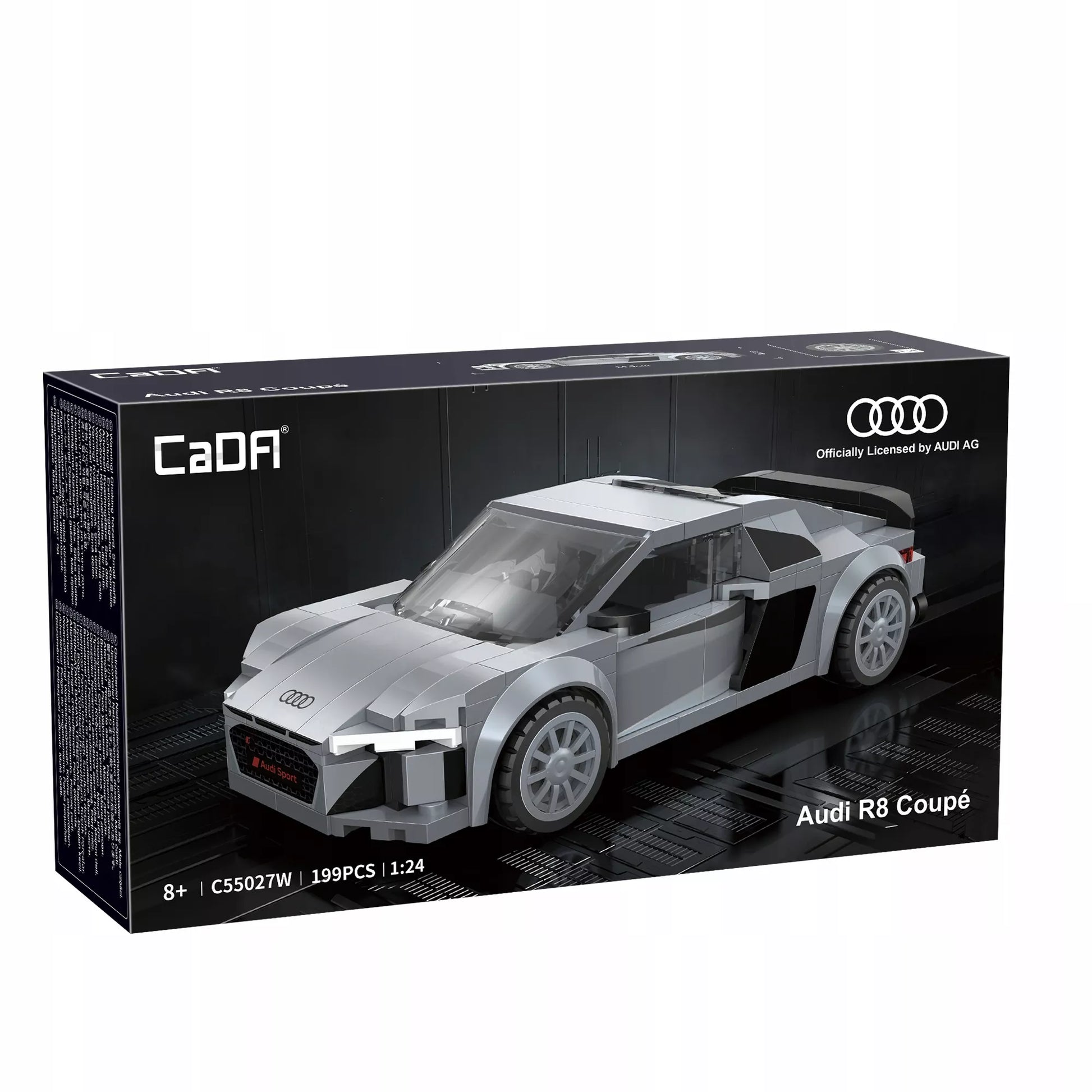 CaDA konstravimo rinkinys Audi R8 Coupe 1:24 199 det.