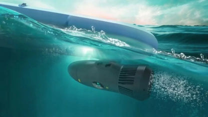 Elektrinis povandeninis motoroleris, skirtas nardymui, „SUP“ lentų ir baidarių „OceanX“ pavara