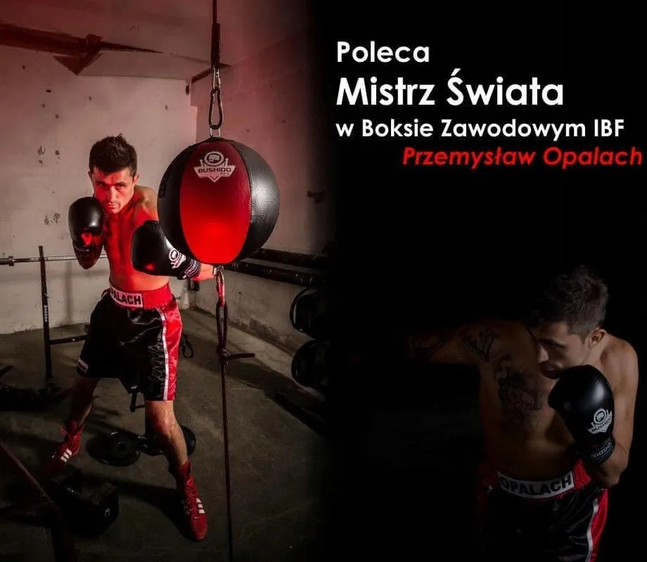 76 cm – DBX Bushido PR-RED refleksinis treniruočių bokso kamuolys