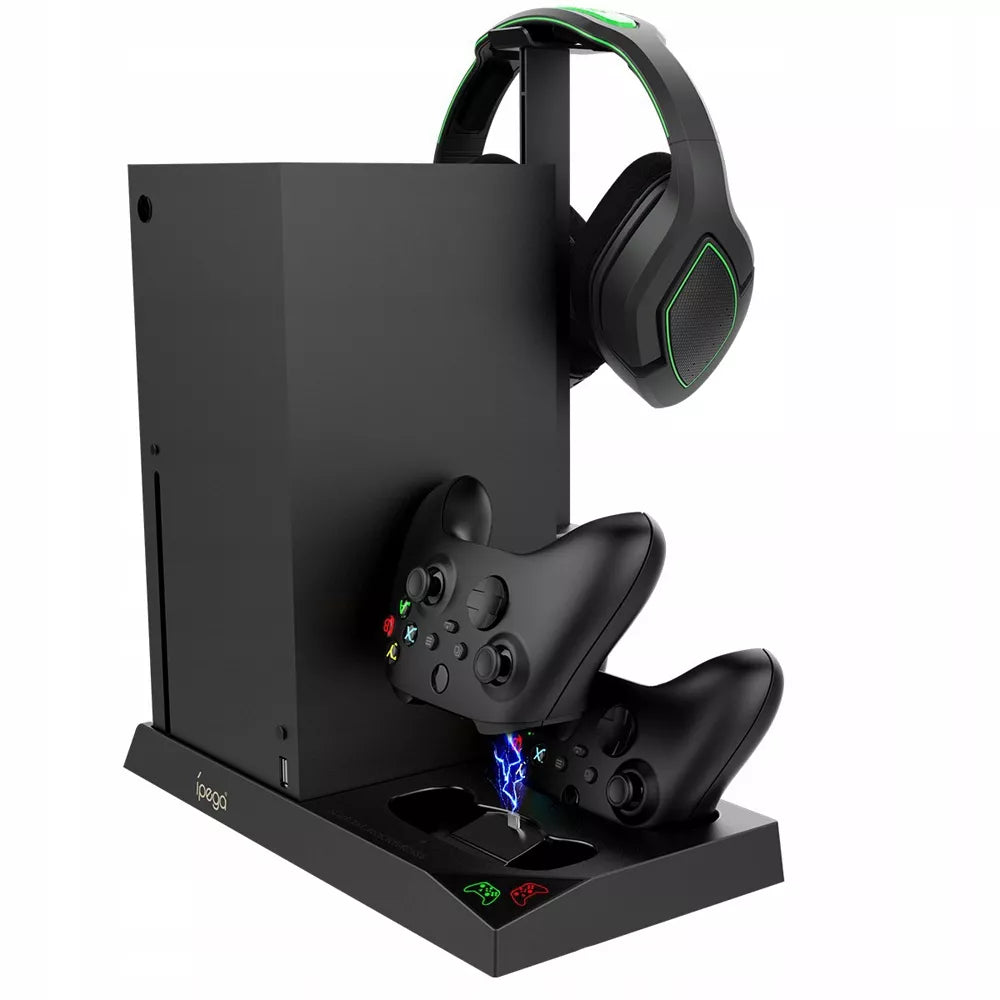 iPega aušinimo stotelė Xbox Series X su dviem valdikliais
