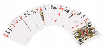 Pokera žetonu komplekts Texas Hold'em + 2 kāršu komplekti