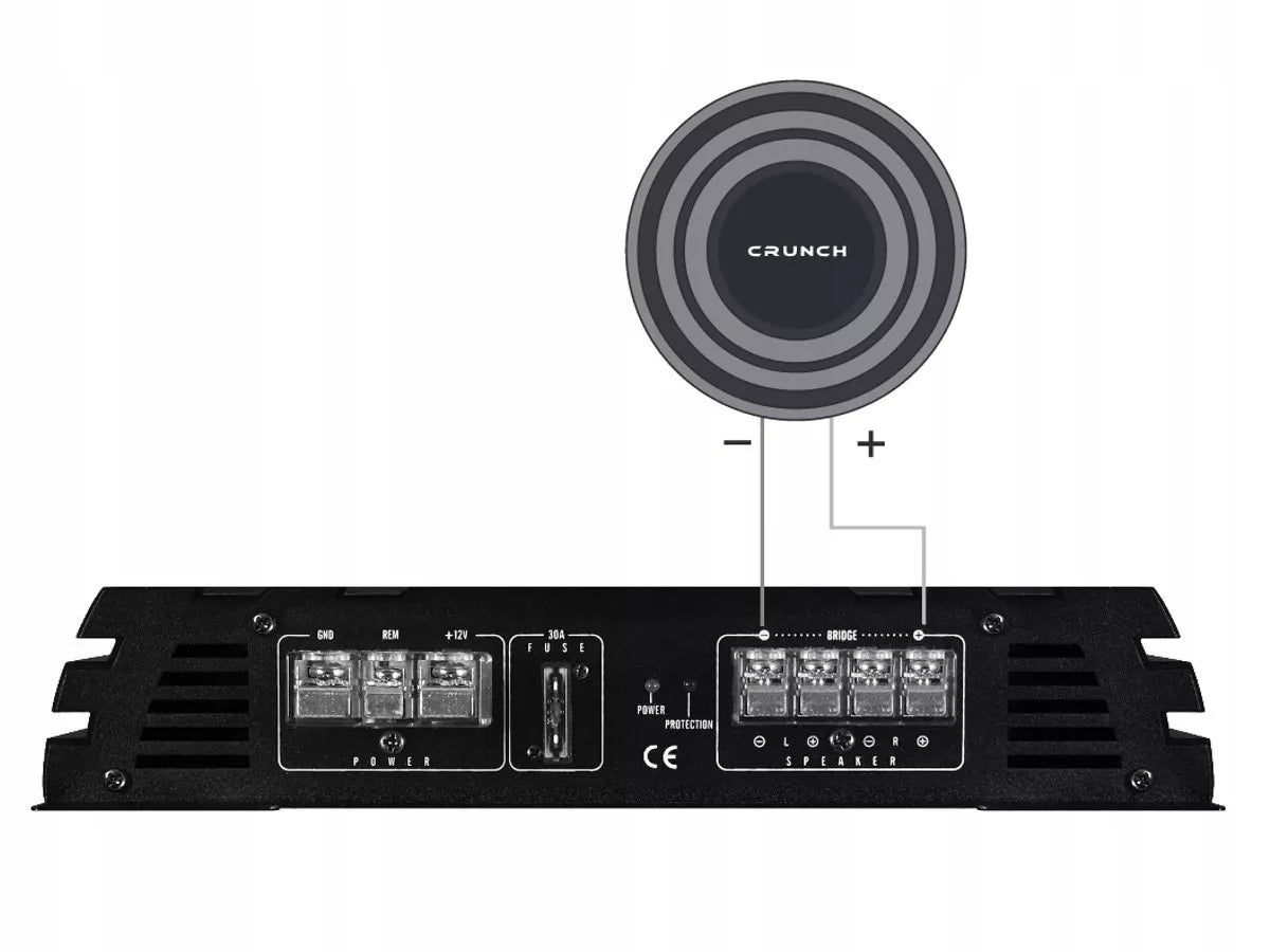 JBL 1000 W subwoofer dėžė – MDF, Crunch, su laidais
